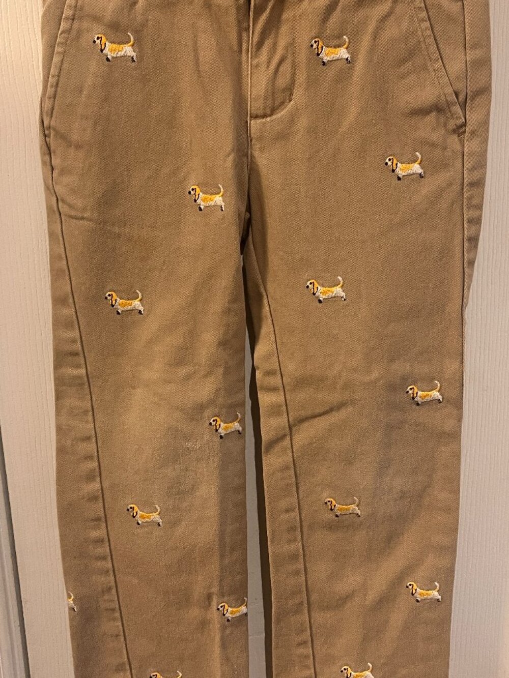 Janie and Jack Boys/Girls Beige Pants Classic Style Size 4
